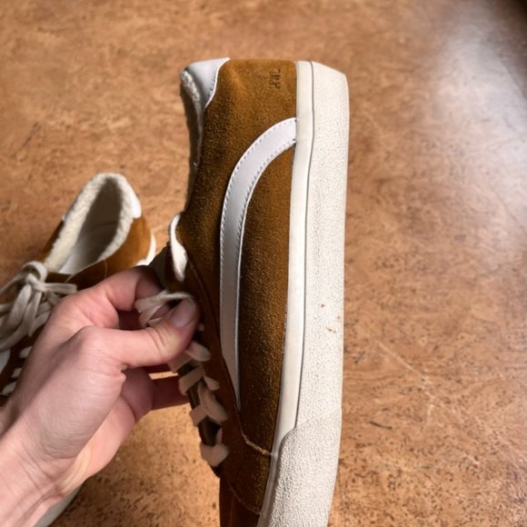 Madewell Sidewalk Low-Top Suede Faux Sherpa Sneaker - Picture 7 of 7